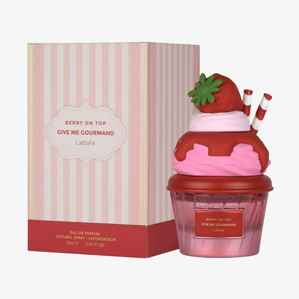 Perfume Lattafa Berry On Top 75 ml con sabor a vainilla afrutada