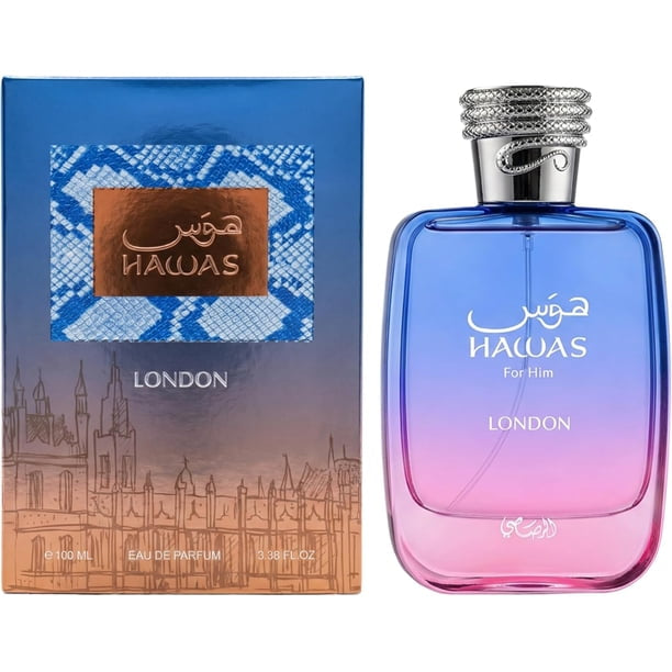 Perfume Rasasi Hawas London Eau de Parfum para hombre, 100 ml