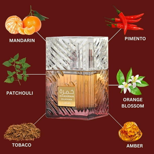 Perfume Lattafa Khamrah Dukhan Eau de Parfum, 100 ml, para unisex