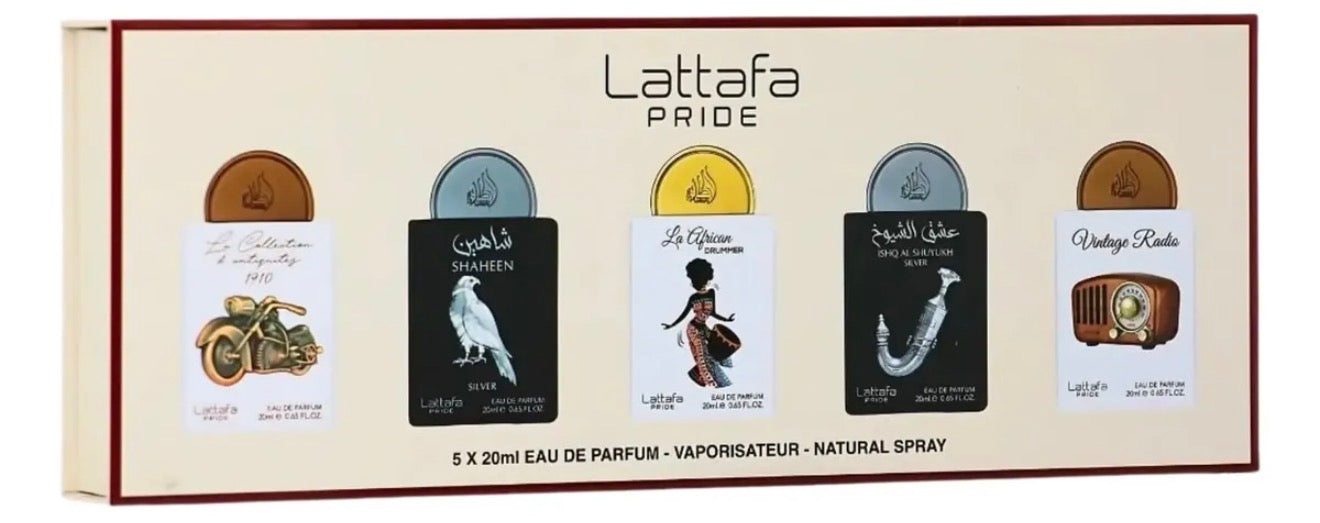 Set Lattafa Pride Mini 5 Pz 5x20 ML