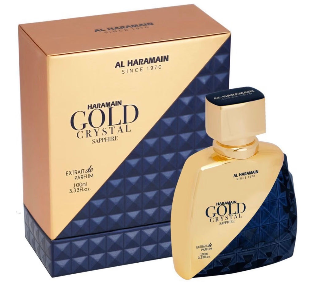 Perfume Al Haramain Gold Crystal Sapphire Extrait de Parfum
